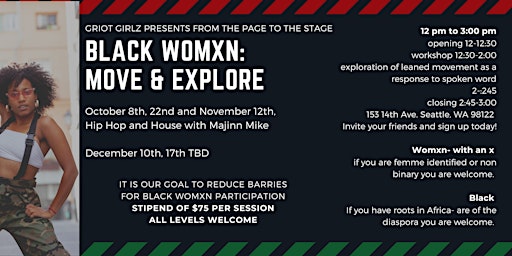 Black Womxn Movement Exploration