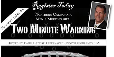 TWO MINUTE WARNING, Men’s Meeting 2017 primary image
