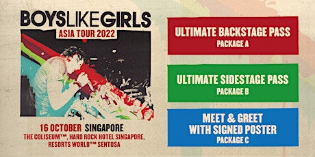 Boys Like Girls Live in Singapore: Exclusive VIP Upgrades - October 16