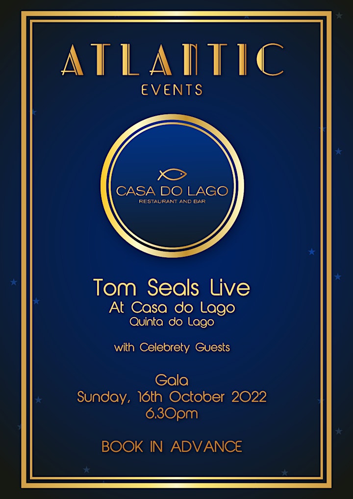TOM SEALS Live at Casa do Lago - Quinta do Lago image