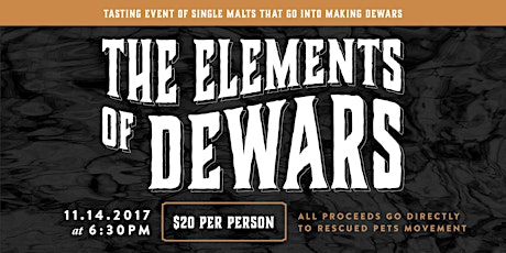 The Elements of Dewars Tasting Event at Reserve 101 primary image
