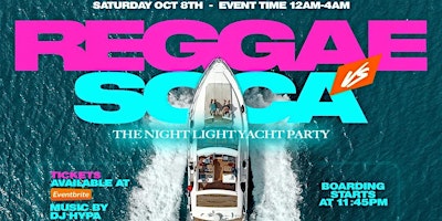 Yacht Party NYC Hip Hop vs Caribbean Saturday October 8th Simmsmovement primary image