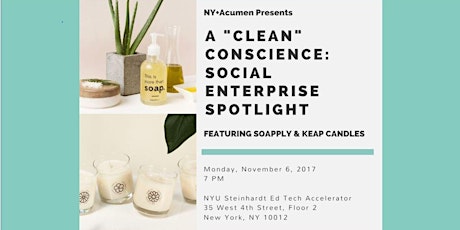 A "Clean" Conscience: NY+Acumen Social Enterprise Spotlight primary image