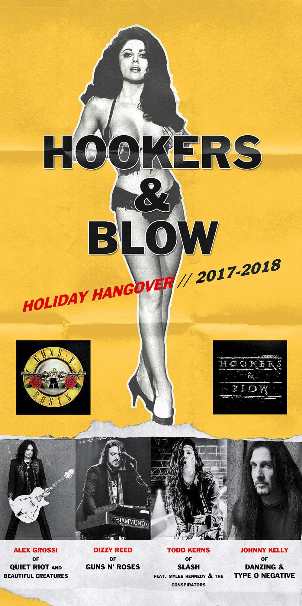Hookers & Blow feat Dizzy Reed of Guns N Roses