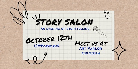 Story Salon  - A Night of Story Telling in Los Angeles