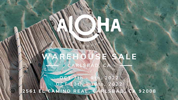 ALOHA Collection Warehouse Sale - Carlsbad, CA image
