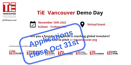 TiE Vancouver Demo Day primary image