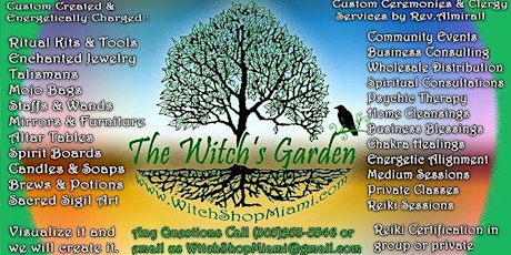 The Witch's Garden Community Potluck & Drumcircle primary image