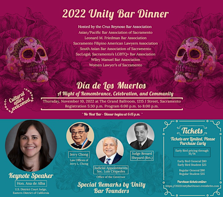 2022 Unity Bar Dinner  -Sold Out- image