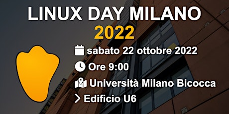 Immagine principale di Linux Day Milano 2022 