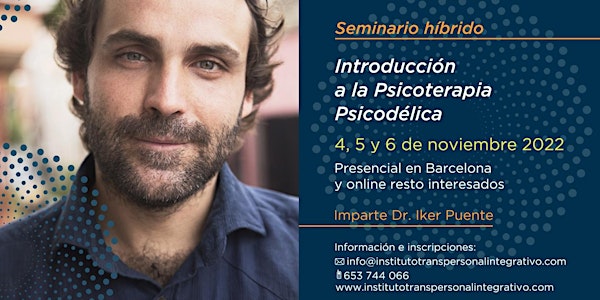 Seminario Introducción a la Psicoterapia Psicodélica presencial/online