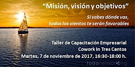 Imagen principal de Taller: "Misión, Visión y Objetivos"