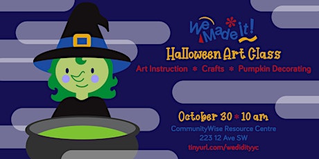 We Made It! A Halloween Themed Art Class!