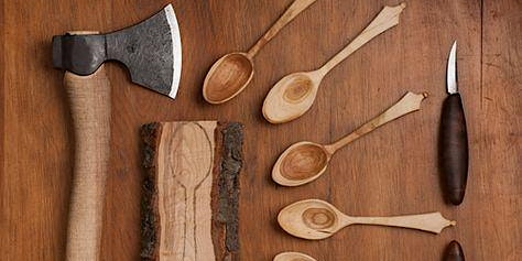 Green Woodworking: Carve a spoon or Butter Spreader + Spoon Club