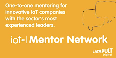 IoTUK Mentor Network - Speed Matching Event (Manchester) primary image