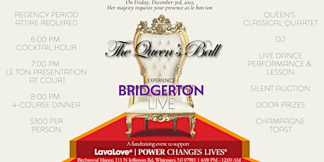 Imagem principal do evento The Queen's Ball Charity Event (A Bridgerton Fan Experience)