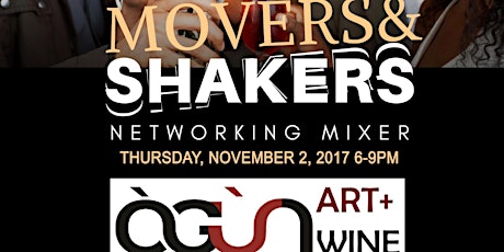 Movers and Shakers Networking Mixer November 2nd primary image