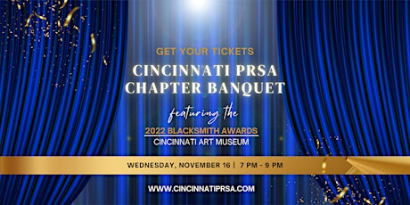 Imagen principal de 2022 Cincinnati PRSA Chapter Banquet