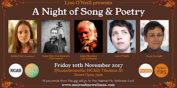 Lisa O'Neill Presents: A Night of Song and Poetry