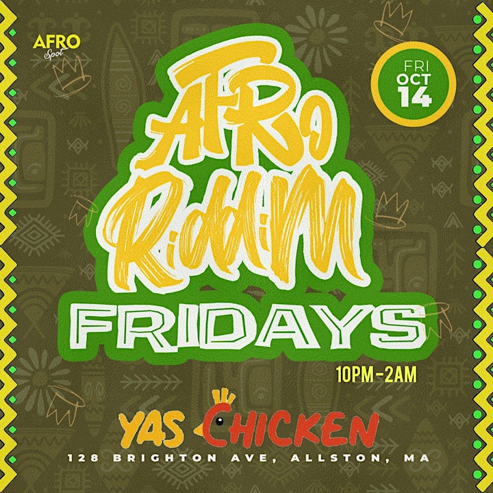 Afro Riddim Fridays image