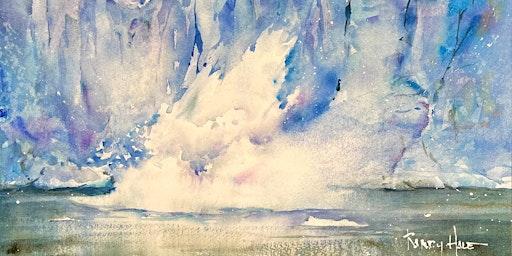 "Arctic Ice" - painting online with Randy Hale