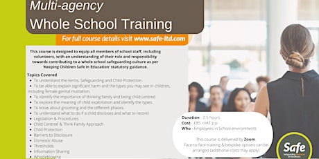 Multi-Agency Whole School Training
