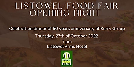 Listowel Food Fair Opening Night primary image