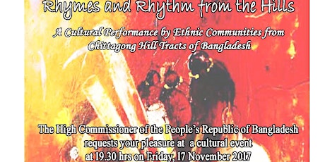 Rhymes and Rhythm from the Hills: A Cultural Performance by Ethnic Communities from Chittagong Hill Tracts of Bangladesh primary image