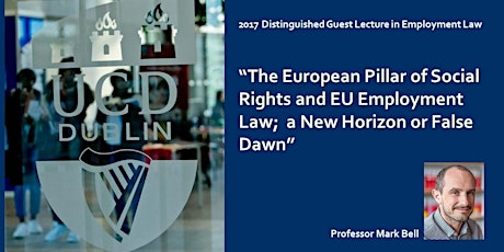 Distinguished Guest Lecture in Employment Law