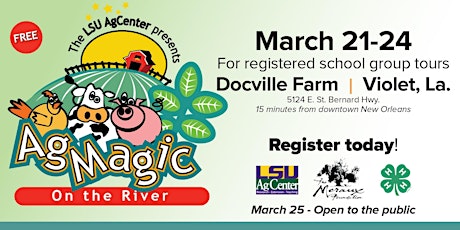 AgMagic on the River - Spring 2023 - Wednesday, March 22, 2023 primary image