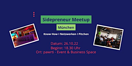 Sidepreneur Meetup München: Hier treffen sich nebenberufliche Gründer*innen