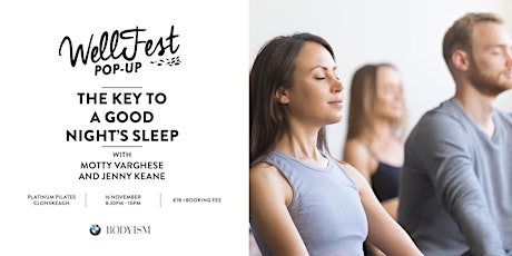WellFest Pop-Up: The Key to a Good Night's Sleep primary image