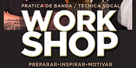 Imagem principal do evento WORKSHOP "Prática de Banda" & "Técnica Vocal"