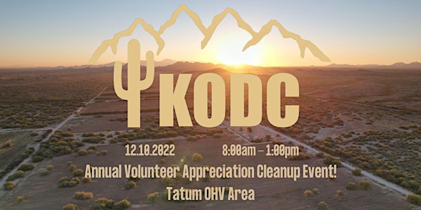 KODC ANNUAL VOLUNTEER CLEANUP EVENT