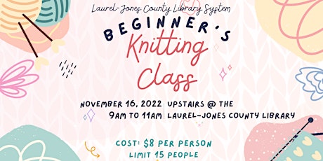 Beginner's Knitting Class