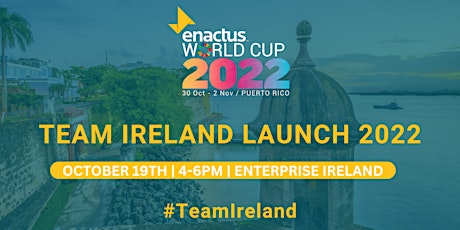 Primaire afbeelding van Enactus World Cup - Team Ireland Launch