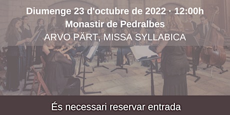 MISSES POLIFÒNIQUES - Octubre 2022 primary image