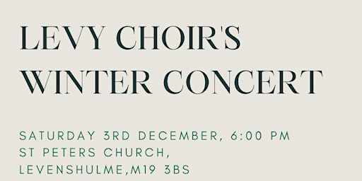'Levy Choir's  Winter Concert'