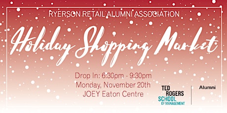 Ryerson Retail Alumni Association Holiday Market primary image