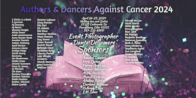 Primaire afbeelding van Author's and Dancers Against Cancer 2024