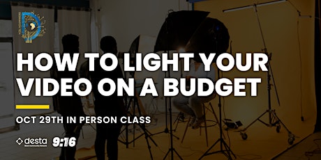 How To Light Your Video On A Budget