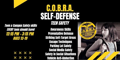 COBRA Teen Safety & Self-Defense Training