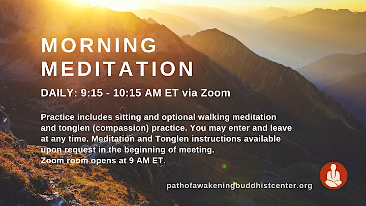 Daily Online Morning Meditation image