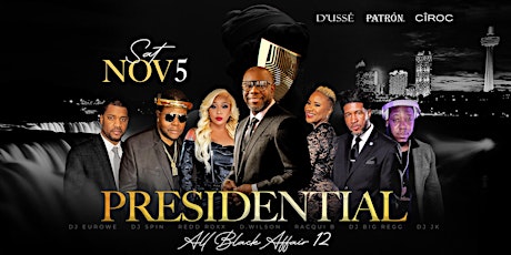 Imagen principal de 12th Annual Presidential All Black Affair