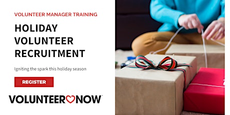 Holiday Volunteer Recruitment: Igniting the spark this holiday season primary image