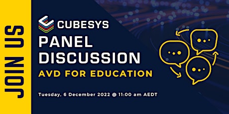 cubesys Panel Discussion: AVD for Education