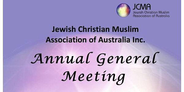 Jewish Christian Muslim Association of Australia AGM 2017