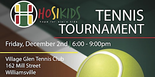 HOSIKIDS Tennis Tournament 2022