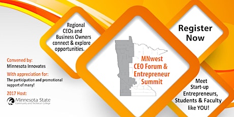 Inaugural MNwest CEO Forum & Entrepreneur Summit primary image