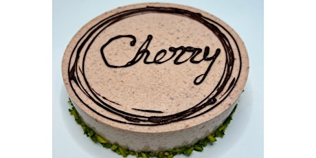 Cherry Pistachio Mousse Cake